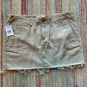 Polo Ralph Lauren Khaki Mini Skirt